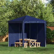 Parete per tenda da festa 2 pcs Blu 200 x 195 cm PE e Acciaio 42033011