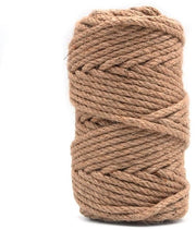 Tessuto di Juta 6mm di Diametro - Lunghezza 50 Metri - Corda Naturale Forte - Giardino/Decorazione - Biodegradabile - Manufatto Artigianale