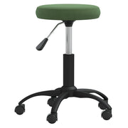 Sgabello da Massaggio in Velluto Verde Scuro CFW3812662