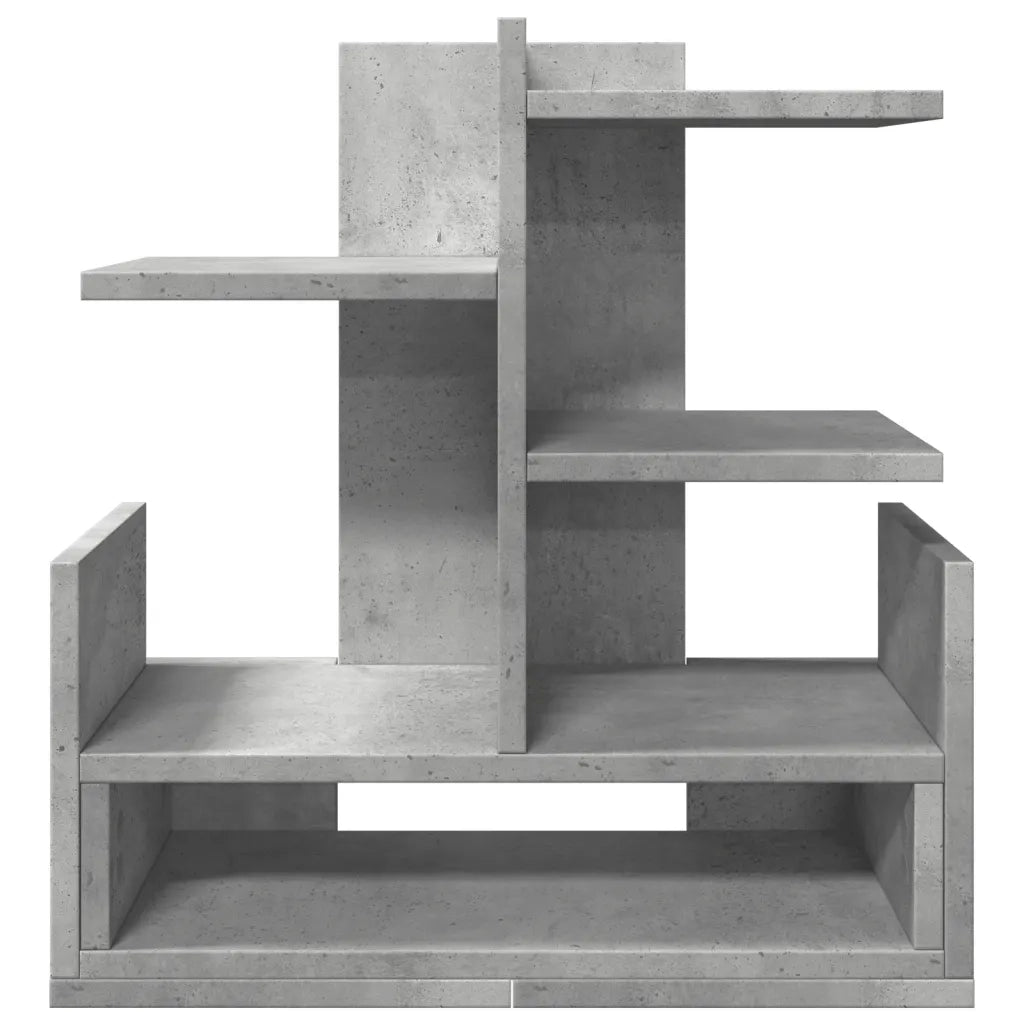 Organizer Scrivania Grigio Cemento 49x20x52,5 cm Multistrato