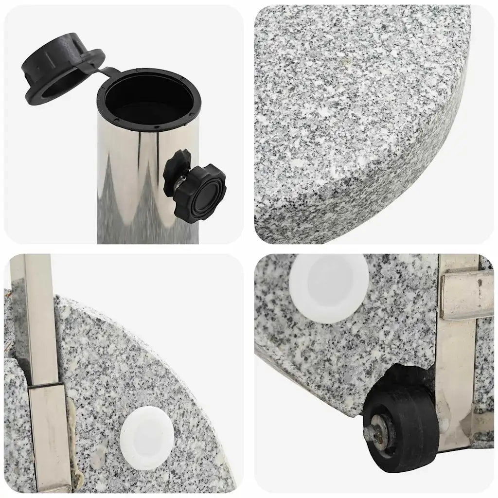 Base per ombrellone Grigio ? 45 x 37.5 cm Granito CFW3143359