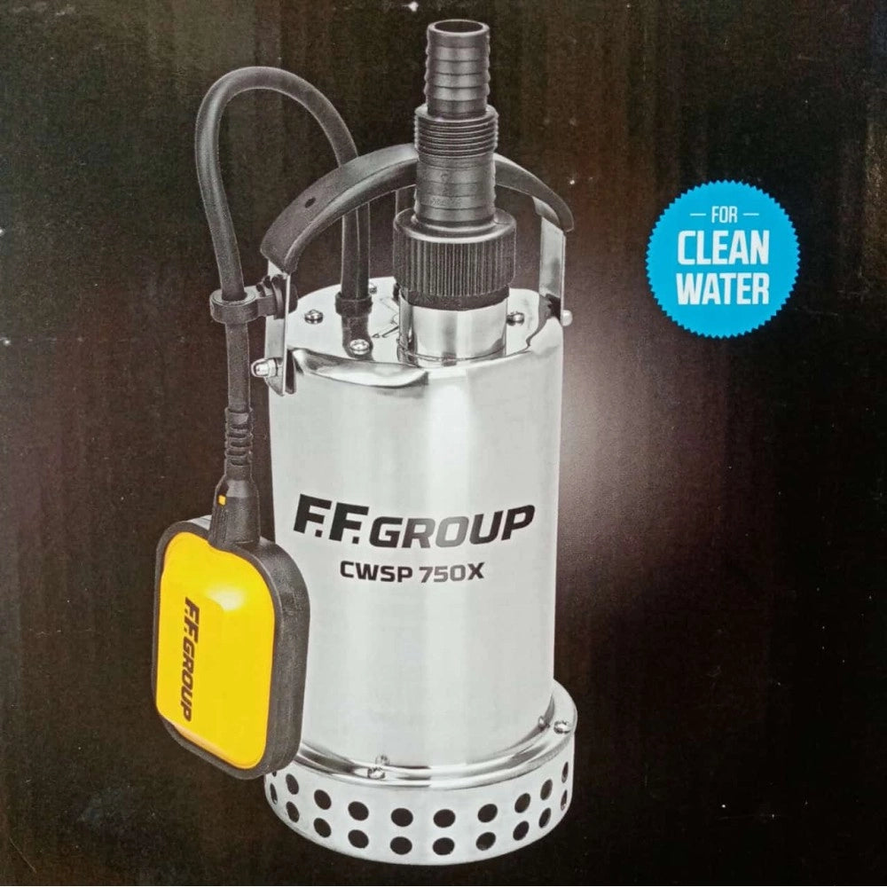 Ff group cwsp 750x da 750w elettropompa sommersa inox per drenaggio