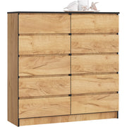 Cassettiera AKORD K120 Quercia Craft 120 cm 10 cassetti 120x40x121 cm