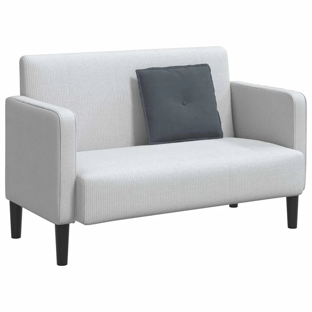 Cuscino per Schiena | Cuscino dorsale Grigio scuro 50 x 45 cm Tessuto in Cords