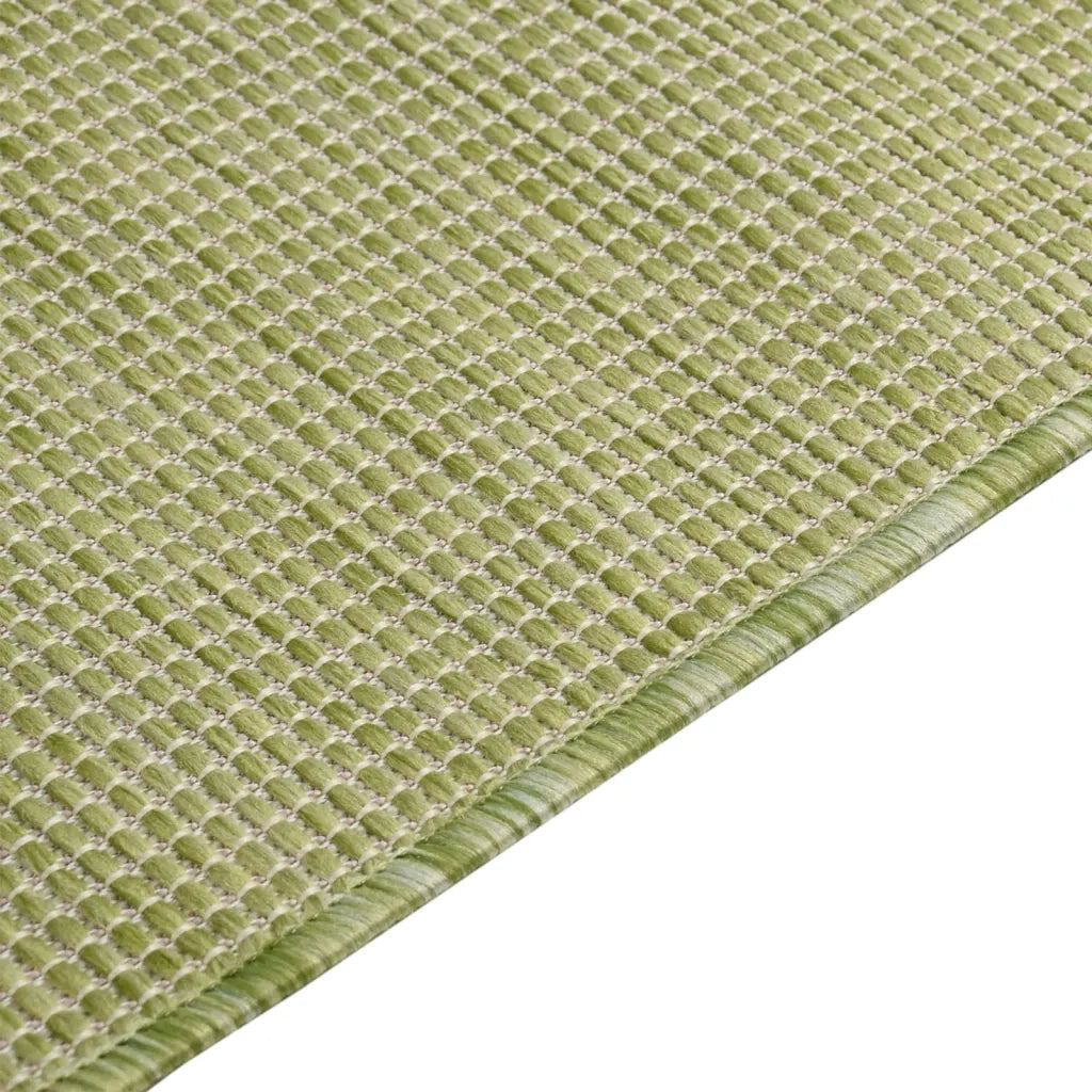 Tappeto da Esterni a Tessitura Piatta 120x170 cm Verde 340809