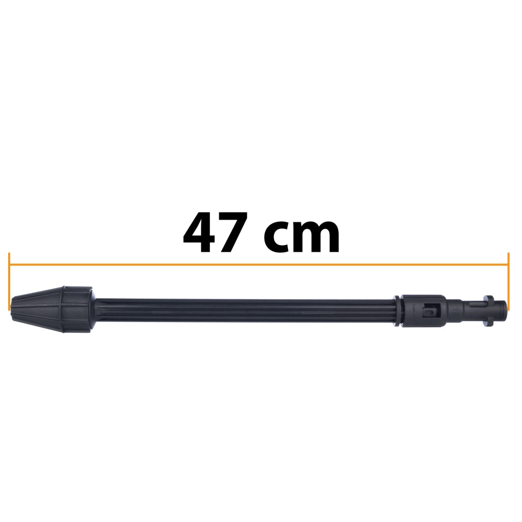 Lancia con Ugello Rotante di Ricambio compatibile con Idropulitrici Kärcher K2-K7, Black & Decker, Lavor, VAX
