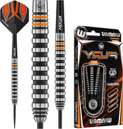 Punti d'arco in tungsteno da 22-28 gram con ali prismatica e fusti a vettori - Punti d'arco Fury 

Modello: 
Grammi: 22-28
Materiali: 
- Ali prismatica 
- Fusti a vettori 
- Tungsteno