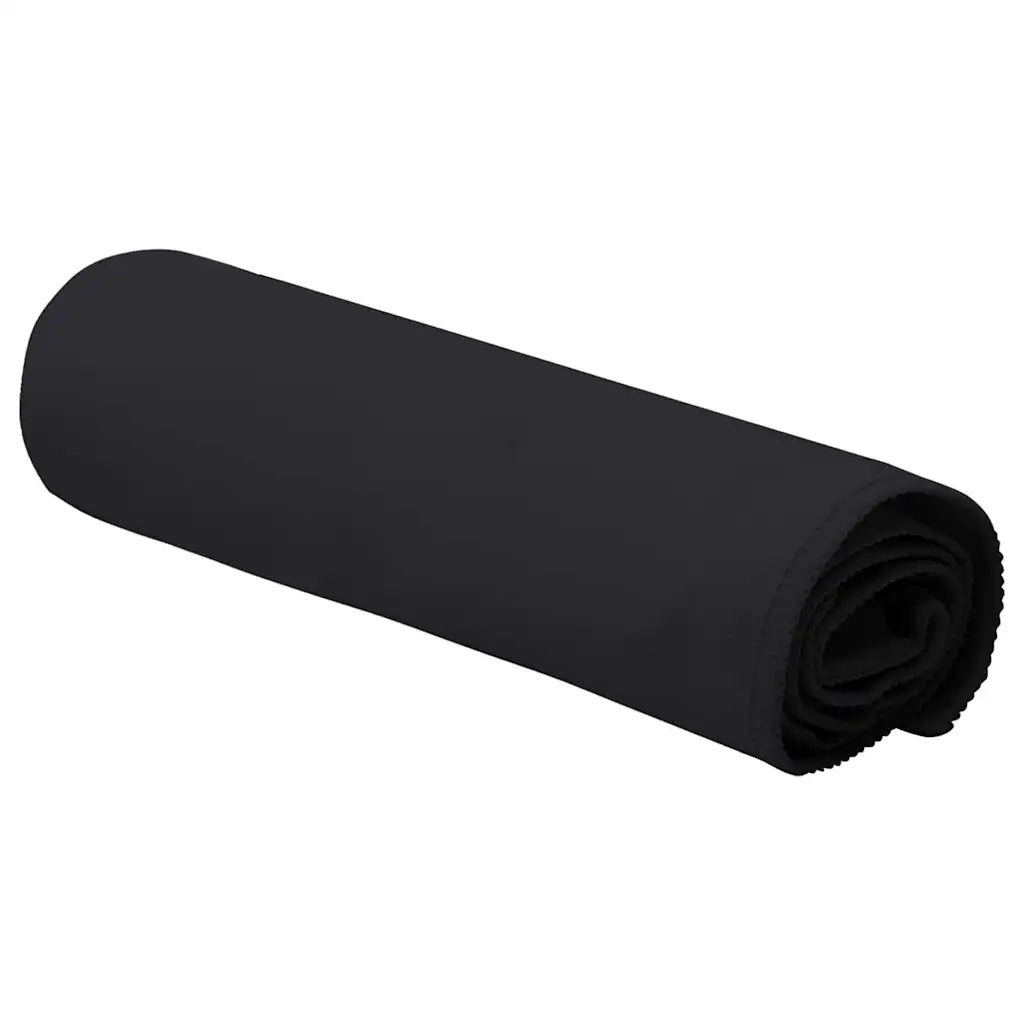 Asciugamani Sportivi 2 pcs Nero 50 x 30 cm 42011457