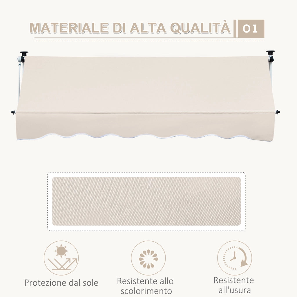 Tenda da Sole Bracci 4x1.2m ¨C zephmum ¨C Cachi