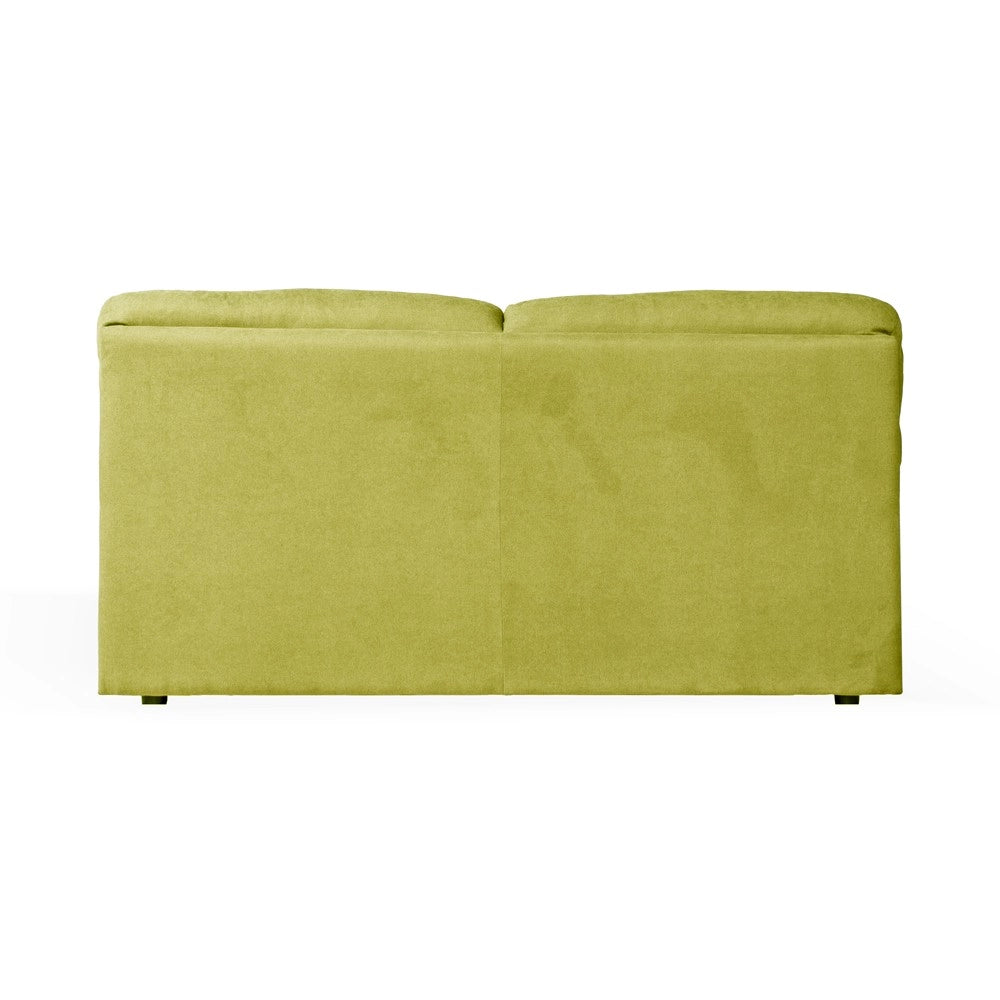 Divano 3 posti Alenda tessuto Roma16 colore Verde 211x98x92h