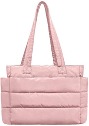 Borsa leggera a tracolla - Borsa con imbottitura per spalle per donne - 1 pezzo - Nero
