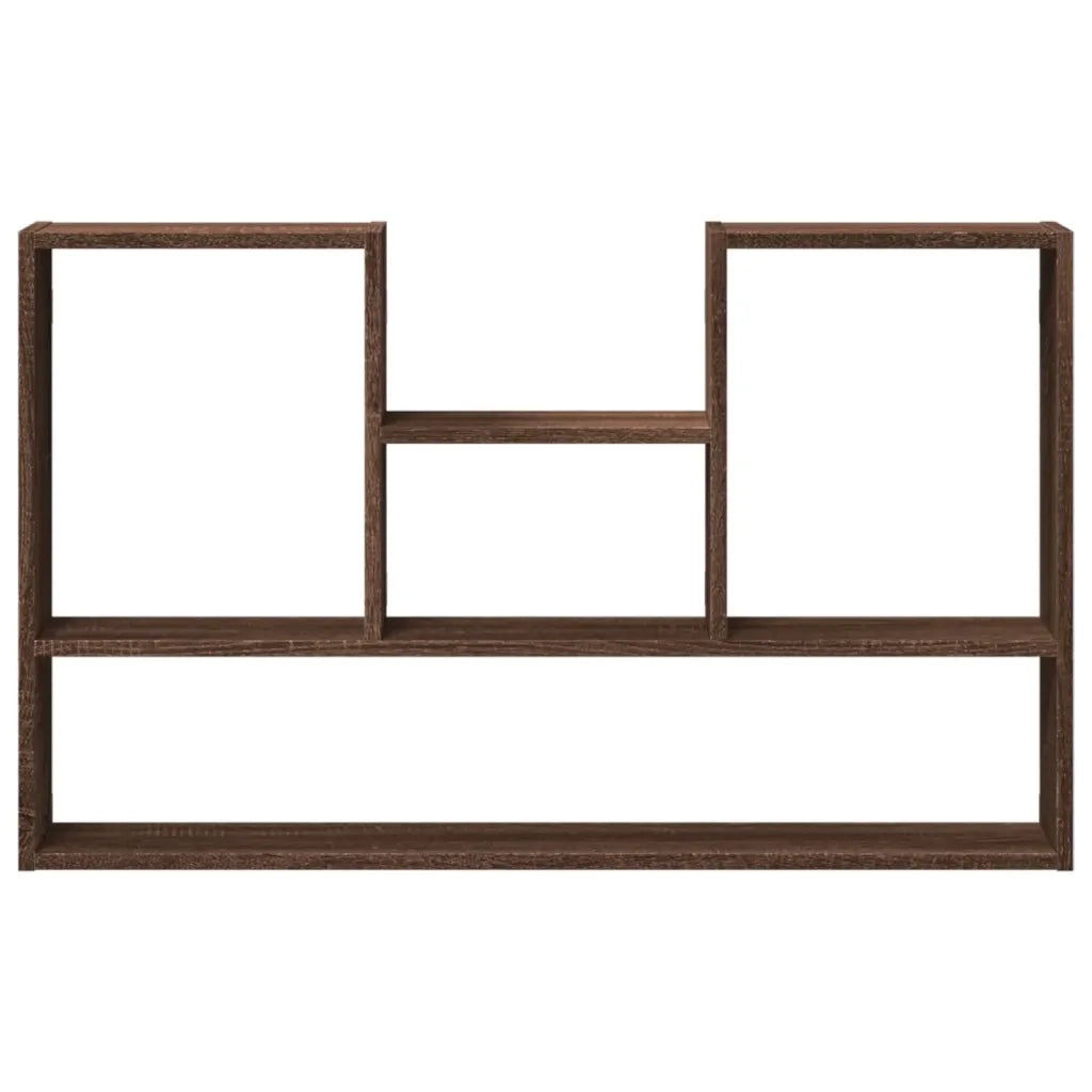 Mensola a Muro Rovere Marrone 99x15x60 cm in Truciolato 853242