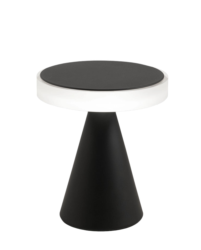 Lampada da tavolo Neutra LED 12W 1260lm 3000K struttura in metallo e metacrilato colore Nero IP20 - Illuminazione d'interni elegante e moderna