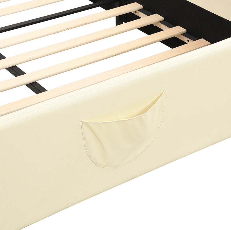 Letto per bambini a forma di orso con scivolo e scala, 140x200 cm