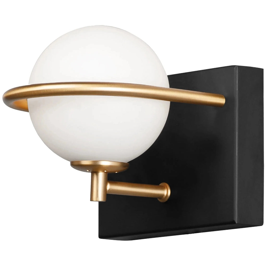 Lampada Da Parete APP1220-1W Black Gold