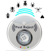 Trade Shop - Insetticida Repellente Elettrico Ad Ultrasuoni Scaccia Insetti Roditori Blatte -