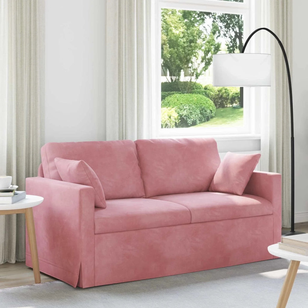 Divano Rosa 158 x 78 x 80 cm Velluto