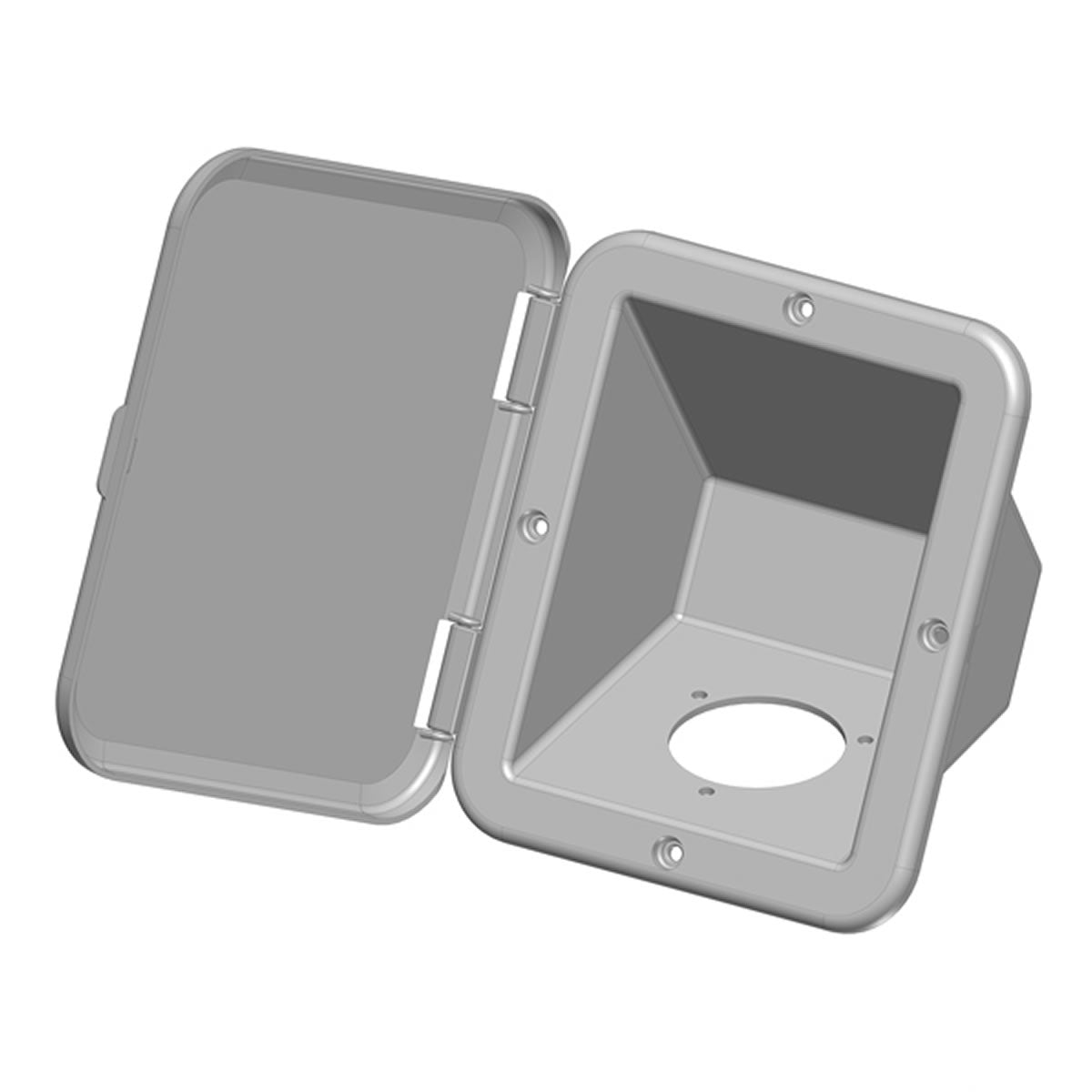 Nicchia a gradino per barca polipropilene con sportello porta tappo