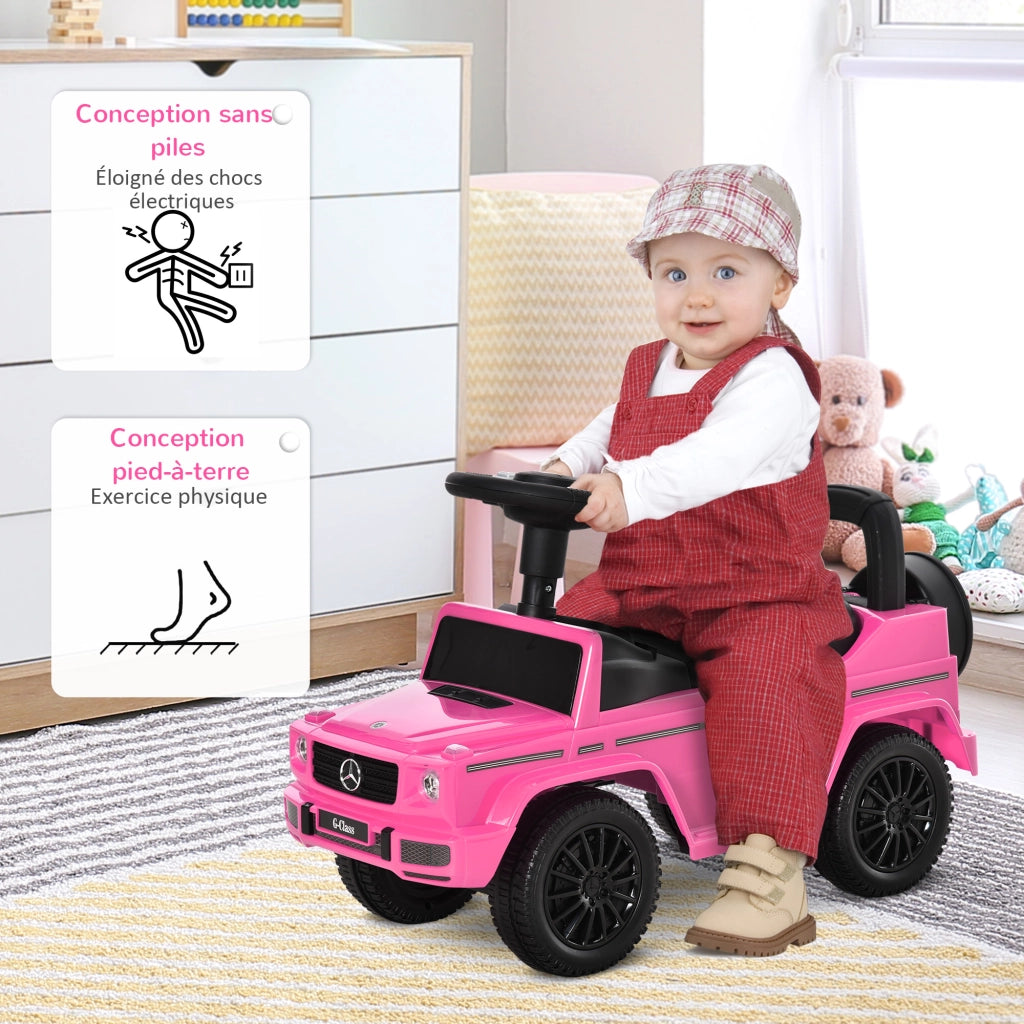 Camion Portaoggetti Bambini Mercedes Benz ¨C zephmum ¨C 12-36 Mesi Rosa