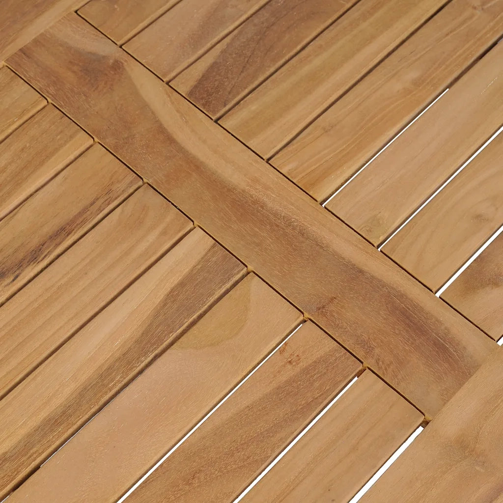 Tavolino da Salotto in Legno di Teak 90x50x45 cm 43253
