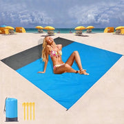 Pavillon impermeabile per picnic - 210 x 200 cm - ombrellone da viaggio, campeggio, escursioni - ombrellone da spiaggia con schienale