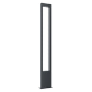 Lampada Da Terra Moderna Per Esterno Metallo Grafite Luce Led 20W Ip65
