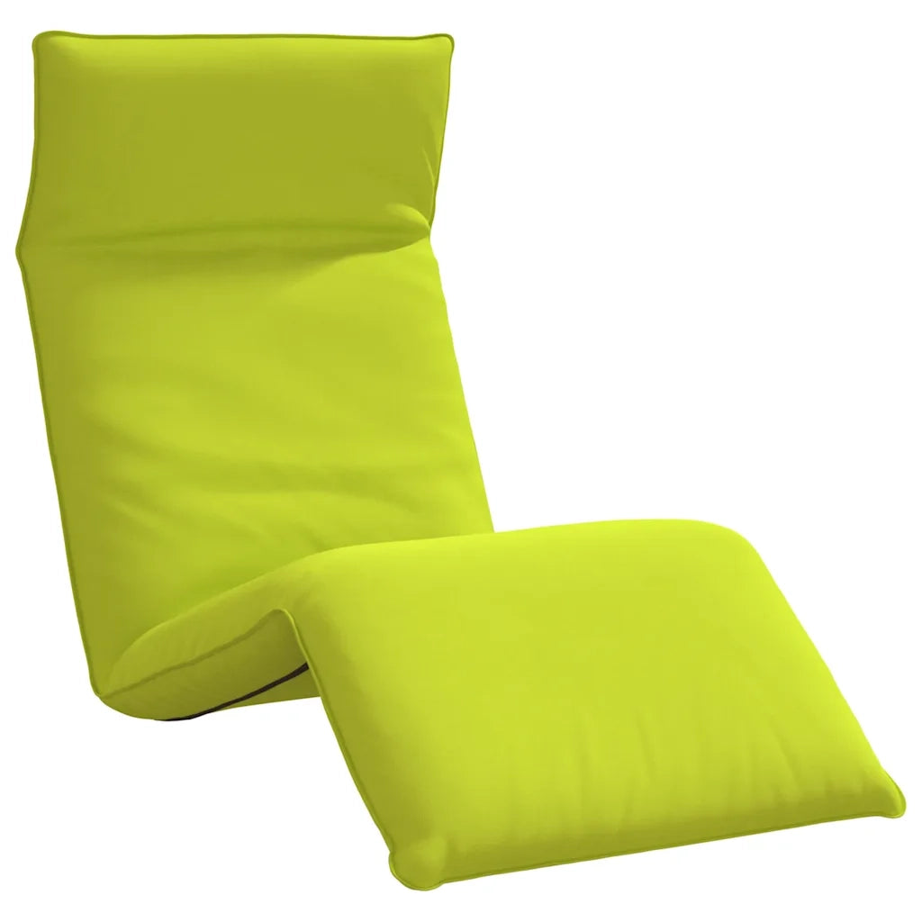 Sdraio da giardino | Lettino Pieghevole Verde 175x54x8,5 cm in Tessuto Oxford