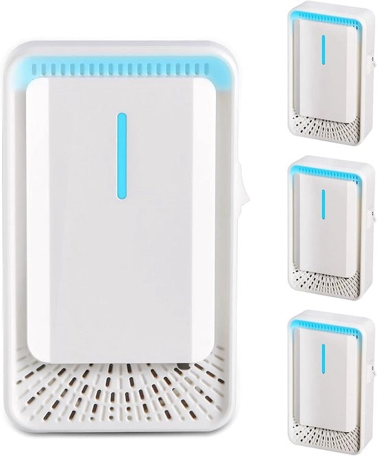 4 pezzi - Pulitore d'aria negativo domestico - Filtro d'aria mini portatile silenzioso per rinfrescare l'aria contro i parassiti - Adatto per camera da letto, studio, cucina, bagno, salotto