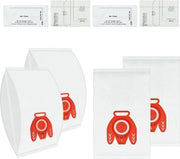 Sacchi aspirapolvere sostitutivi compatibili con Miele FJM, per aspirapolvere Miele con filtro di protezione motore e filtro AirClean, sacchi aspirapolvere 3D Efficiency FJM compatibili con serie C1/C2, S4, S6