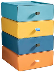Scatole di carico stivocabili - Organizzatori per la casa - Set da 4 - Diverse colori