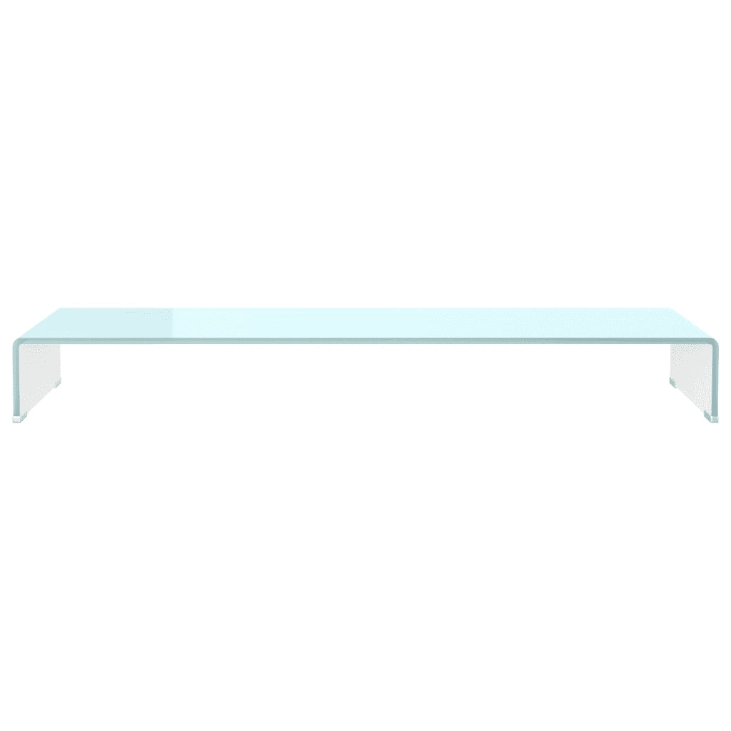 Supporto TV-Rialzo Monitor in Vetro Verde 110x30x13 cm
