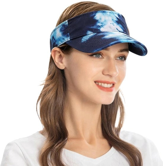 Ombrellone da Donna - Regolabile - Invernale - Tessuto di Cotone - Protezione UV - Leggero - Disegno Stilizzato - Cappello da Sole