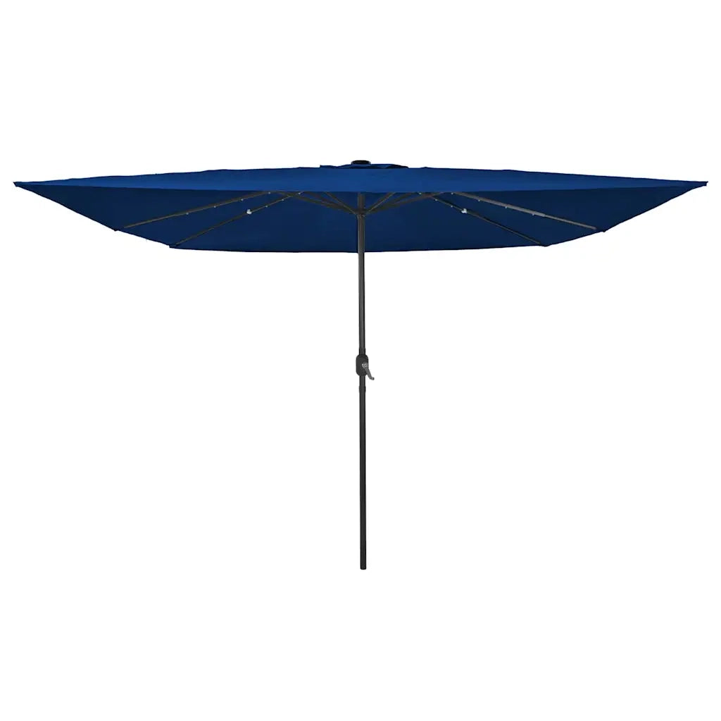 Ombrello da giardino-Ombrellone da spiaggia Azzurro 295 x 295 x 245 cm 140235