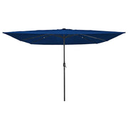 Ombrello da giardino-Ombrellone da spiaggia Azzurro 295 x 295 x 245 cm 140235