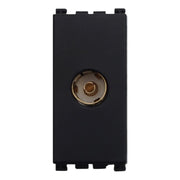Connettore Presa TV Terminale Femmina Colore Nero Compatibile Con Vimar Arke