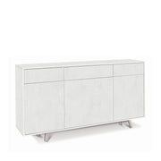 Mobile 3 Ante 3 Cassetti Kit Ossido Bianco cm 164x41x92h - Sarmog