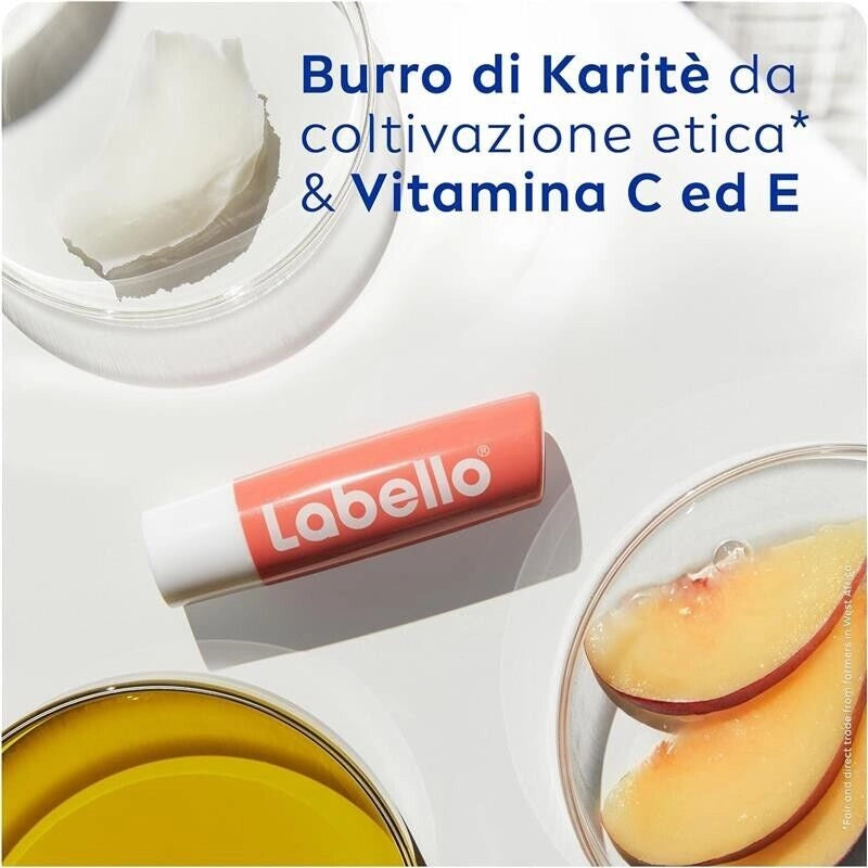 LABELLO BALSAMO LABBRA PESCA SHINE H 24 STICK 4,8 GR CON BURRO DI KARITE'
