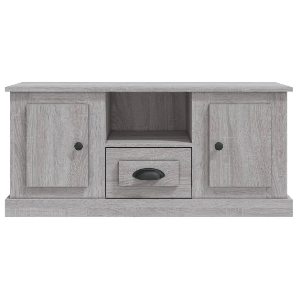 Mobile TV Grigio Sonoma 100x35,5x45 cm in Legno Multistrato 816462