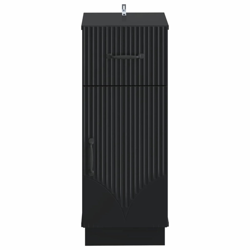 Mobiletto da Bagno HOORN Nero 30 x 31 x 77 cm 897266