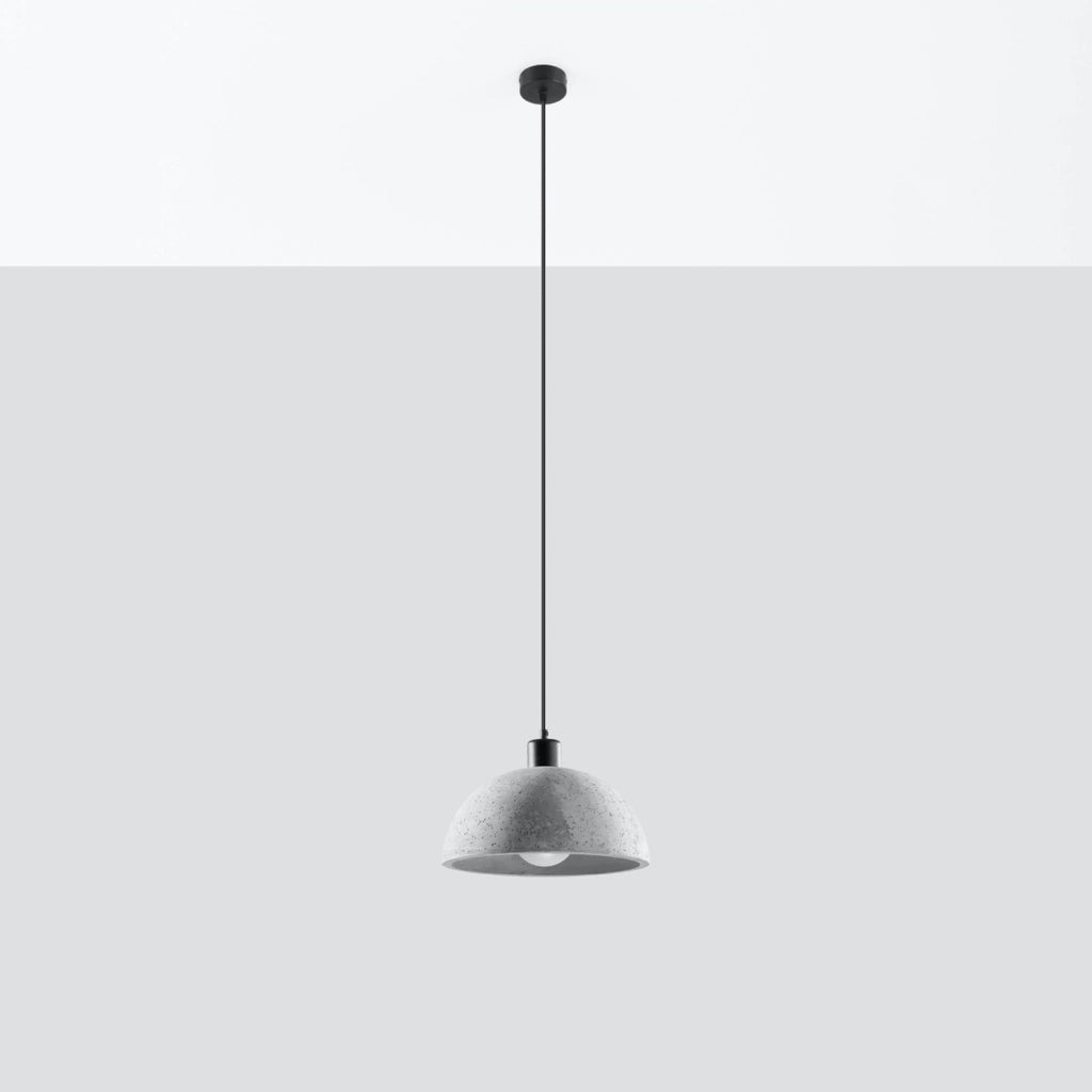 Lampada a sospensione cemento Carlito Pure Lume PU.0847