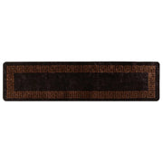 Runner in Moquette | Runner Tappeto MARSA Nero 100 x 400 cm Poliestere e PVC