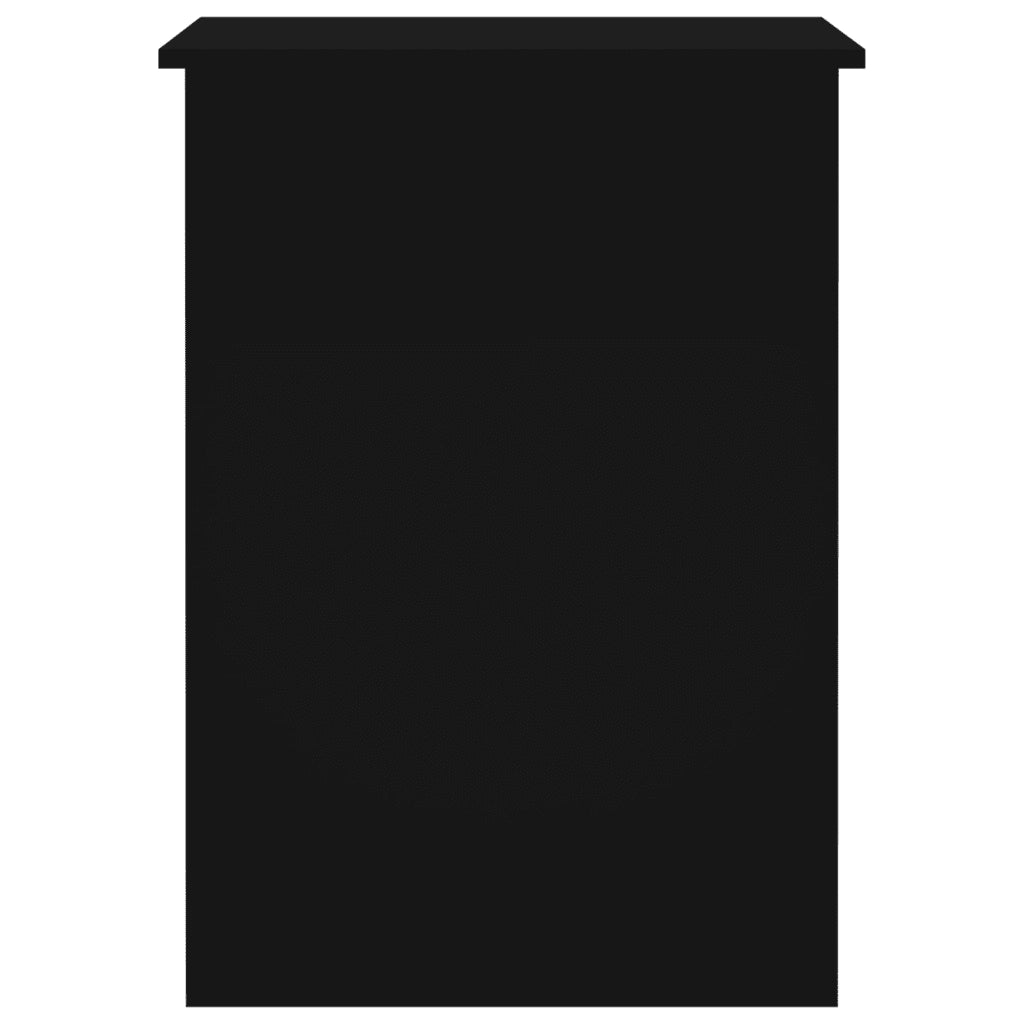 Scrivania Nera 100x55x75 cm in Legno Multistrato 823025