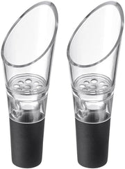 Set di Decantazione Compatta da 2 pezzi - 9,2 x 3,7 cm - Esperienza Gustativa Ricca - Decantatore con Sfogliatura