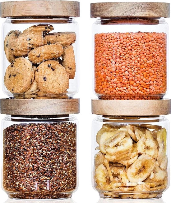 Contenitori a chiusura ermetica per magazzino - Contenitori di scorta per cucina - Contenitore per conservazione - Contenitori di scorta