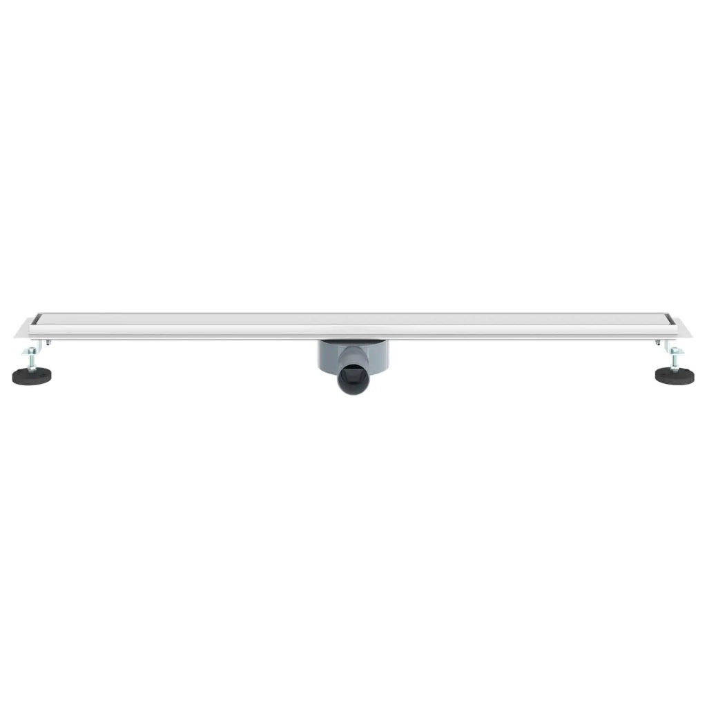 Scarico doccia 2-in-1 con sifone a 360° Argento 100 cm