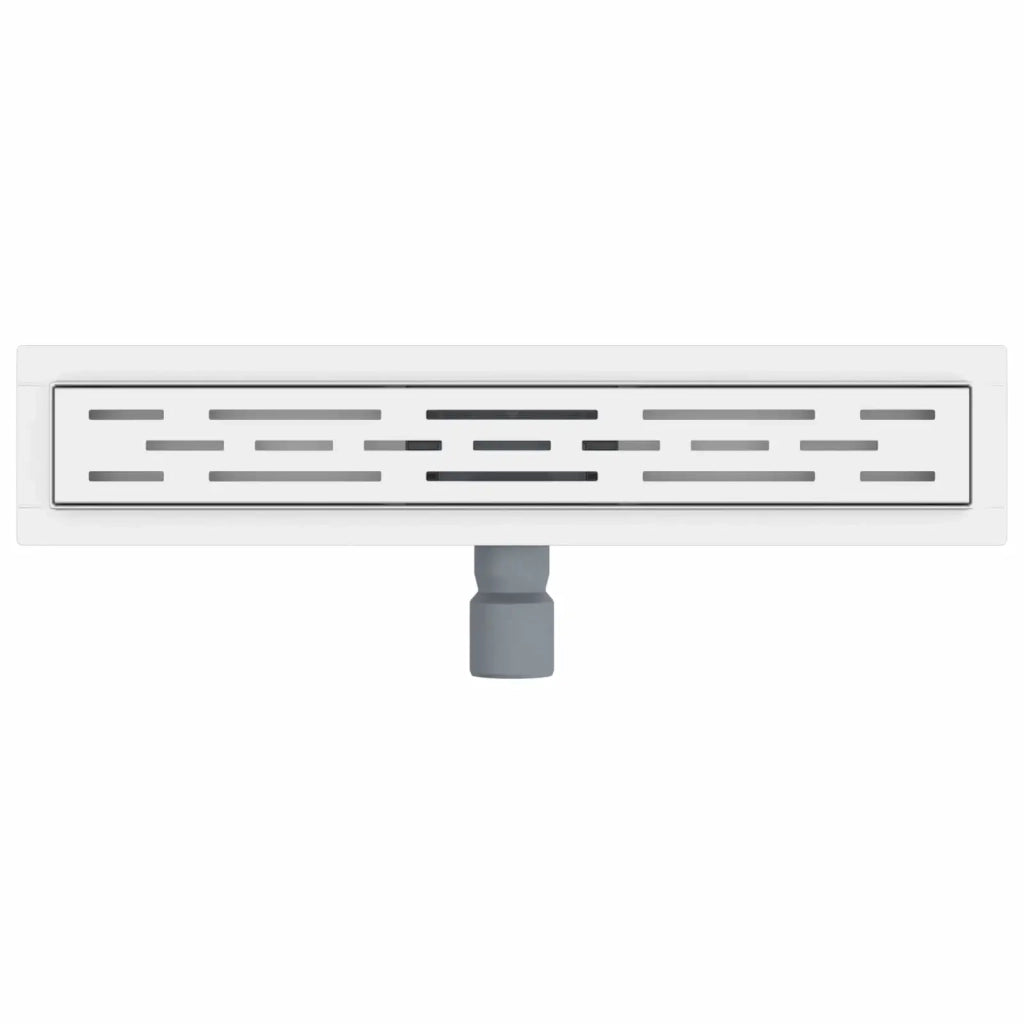 Drenaggio doccia con design a striscia Argento 50 cm CFW9688777