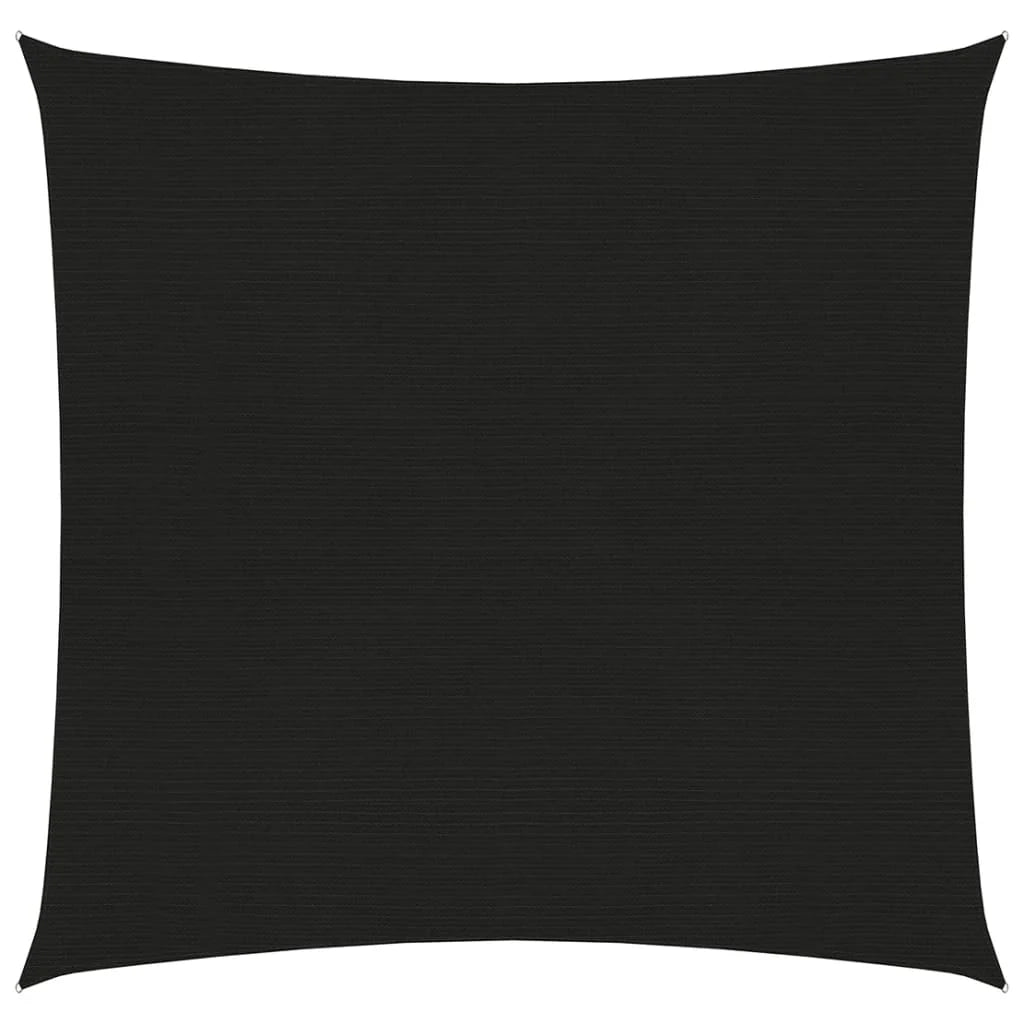 Vela ombreggiante/ombrellone 160 g/m² HDPE 3 x 3 m nero 02_0009200