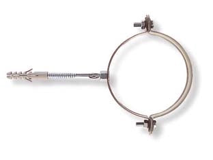 COLLARE PER TUBO PLUVIALI TONDI SCP-V- - SCP-100V ø mm.100 tassello ø mm.10 - 10 pezzi FISCHER