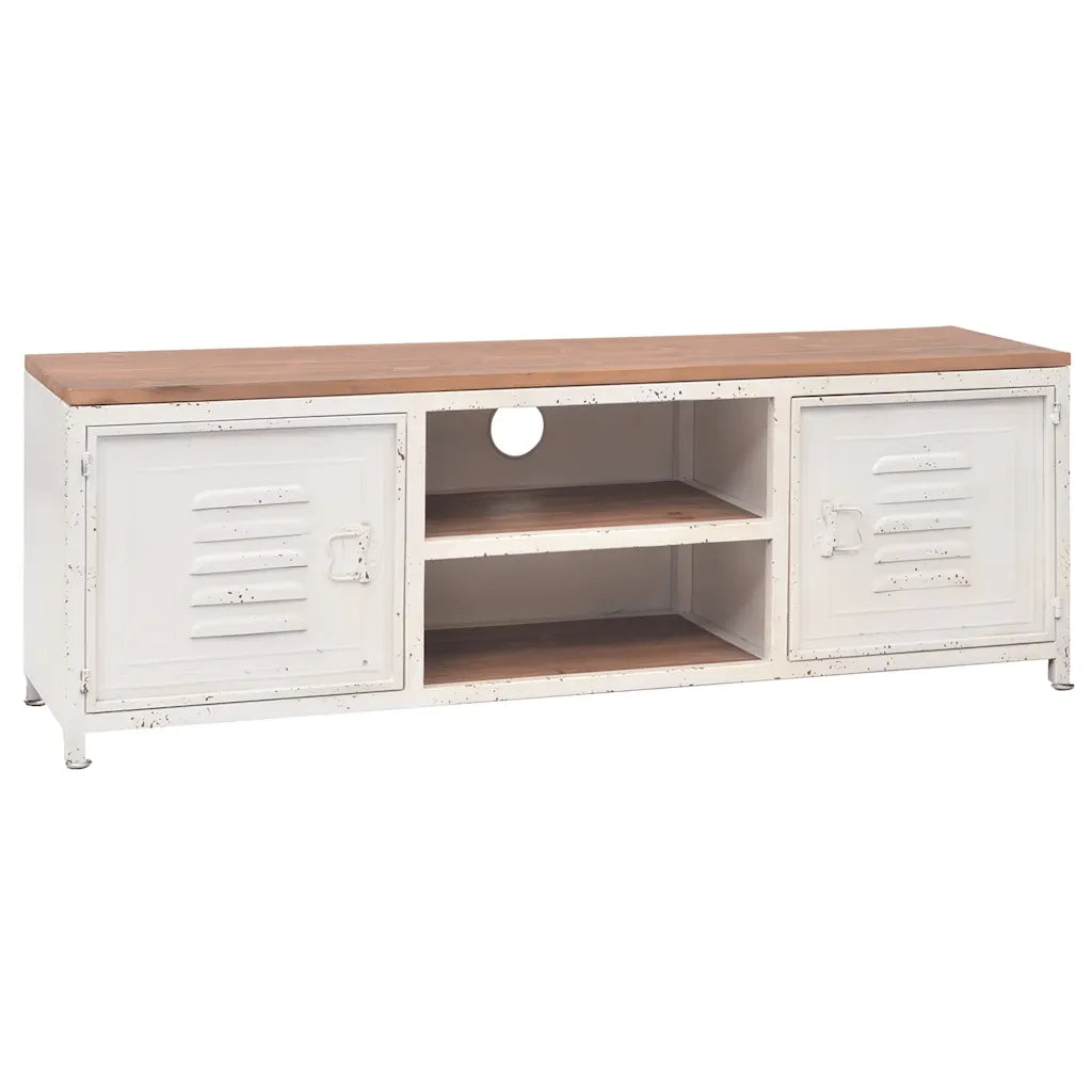 Mobile TV 120x30x40 cm Bianco 245457