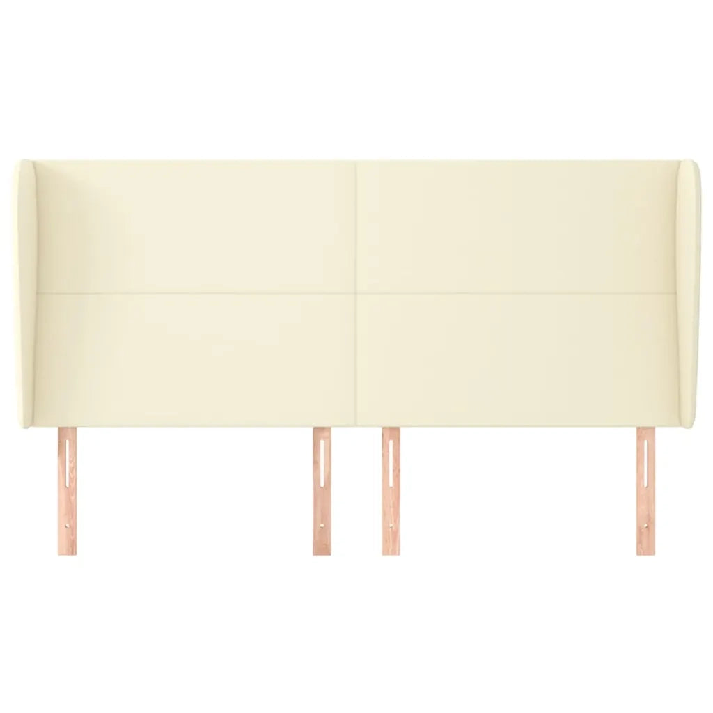 Testiera ad Orecchio Crema 163x23x118/128 cm in Similpelle 3117774